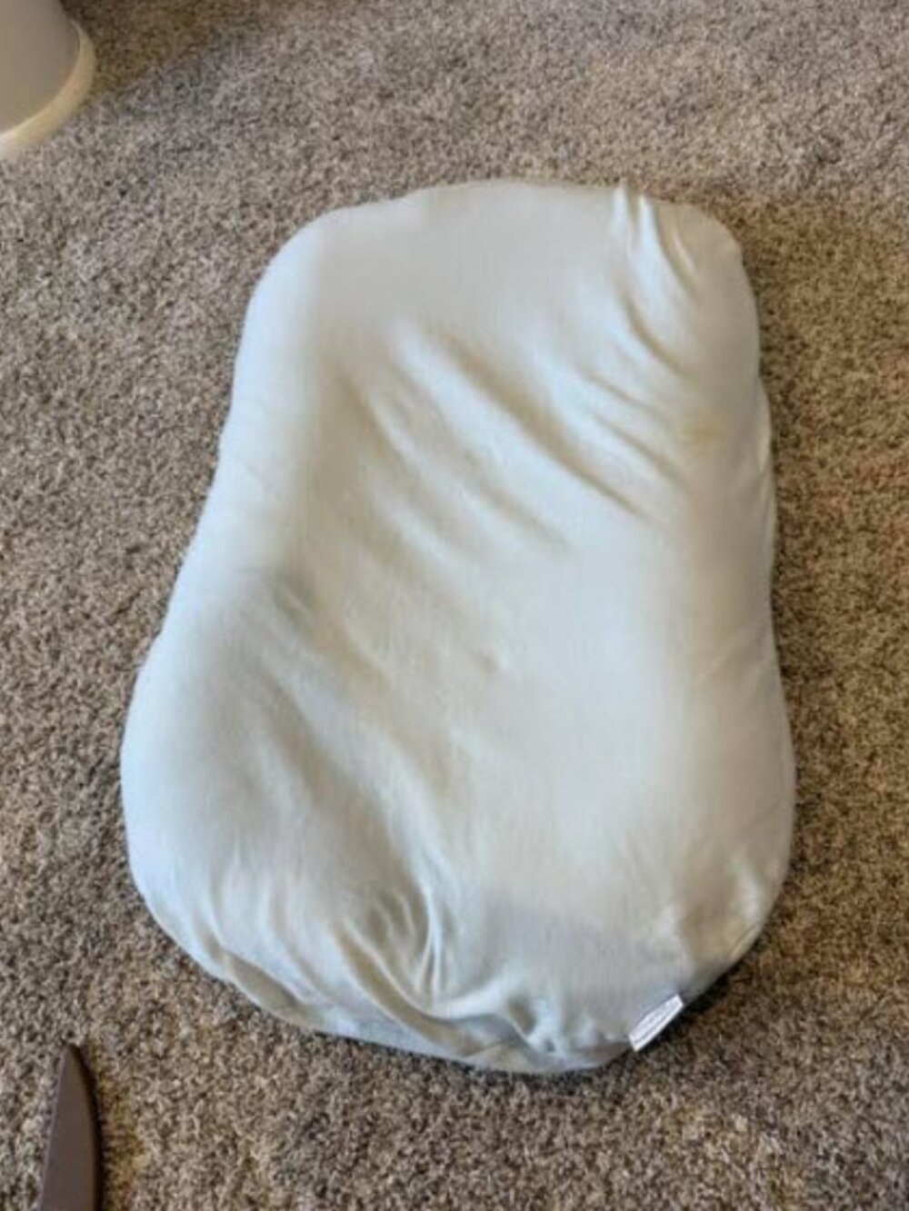 Snuggle Me Organic Infant Lounger & Cover| Light Blue - Picture 3 of 3